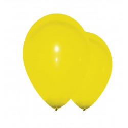 24 ballons jaune citron 28 cm