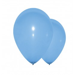 24 ballons bleu ciel 28 cm