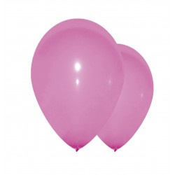 24 ballons rose bonbon 28 cm
