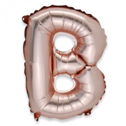 Ballon lettre B 36 cm rose