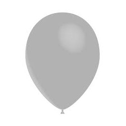100 ballons gris 28 cm