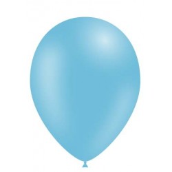 100 ballons bleu ciel 28 cm